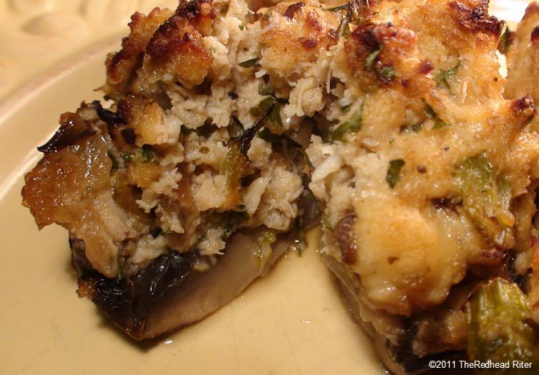 Healthy Crab Stuffed Mushrooms Without Bread Crumbs